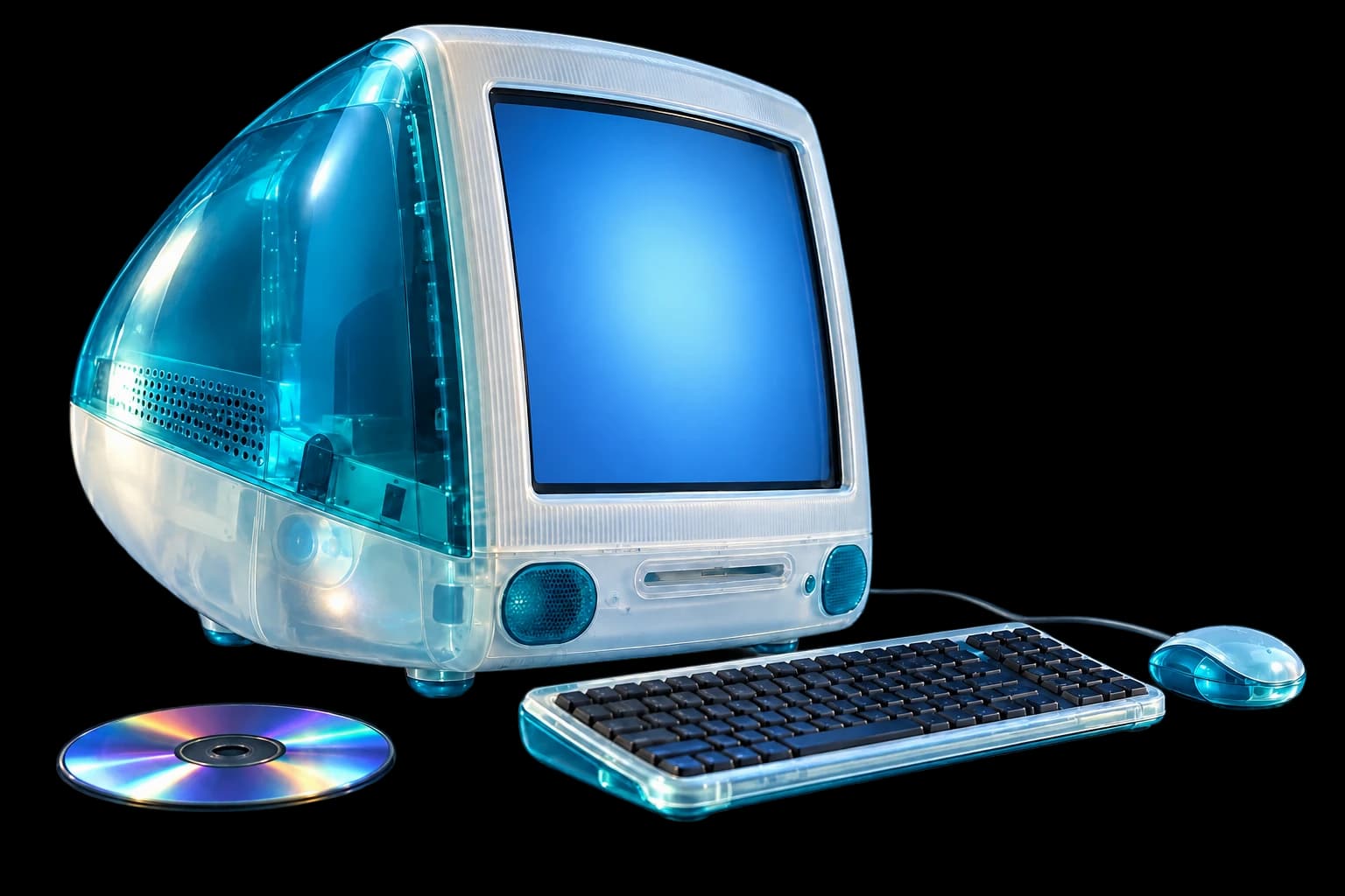 O iMac colorido dos anúncios